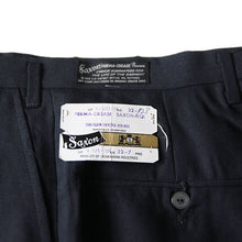 Load image into Gallery viewer, NOS 1960's "SAXON" TAPARED SLACKS (W32 L28)