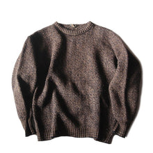 画像をギャラリービューアに読み込む, 1960's "KNIT & KNIT LTD" NORDIC WOOL SWEATER (LARGE)