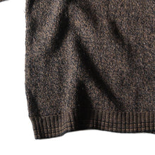 画像をギャラリービューアに読み込む, 1960's "KNIT & KNIT LTD" NORDIC WOOL SWEATER (LARGE)