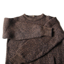 画像をギャラリービューアに読み込む, 1960's "KNIT & KNIT LTD" NORDIC WOOL SWEATER (LARGE)