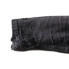 Load image into Gallery viewer, ~ 1950's FRENCH BLACK MOLESKIN WORK JACKET (MEDIUM)