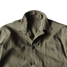 Load image into Gallery viewer, ~ 1950's "USNAVY" N-3 HBT JACKET (36) MINT CONDITION