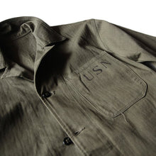 Load image into Gallery viewer, ~ 1950's "USNAVY" N-3 HBT JACKET (36) MINT CONDITION