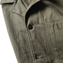 Load image into Gallery viewer, ~ 1950's "USNAVY" N-3 HBT JACKET (36) MINT CONDITION