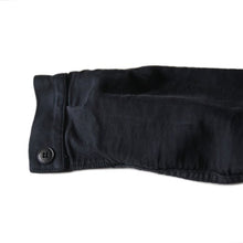 Load image into Gallery viewer, 1950's FRENCH BLACK MOLESKIN WORK JACKET (MEDIUM) MINT CONDITION