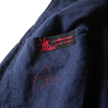 Load image into Gallery viewer, ~ 1940's "AUMOLINEL" FRENCH WORK INDIGO METIS JACKET (LARGE)