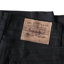 Load image into Gallery viewer, NOS ~ 1980's "LEVI'S" 505 BLACK COTTON TWILL PANTS (W33)