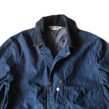 Load image into Gallery viewer, 1950's "DOUBLE WEAR" DENIM CHORE JACKET (38 MEDIUM)