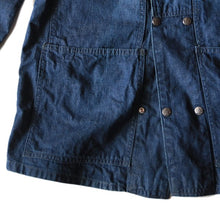 Load image into Gallery viewer, 1950's "DOUBLE WEAR" DENIM CHORE JACKET (38 MEDIUM)