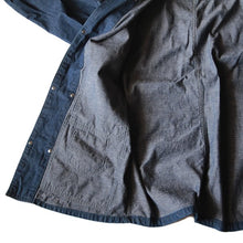 Load image into Gallery viewer, 1950's "DOUBLE WEAR" DENIM CHORE JACKET (38 MEDIUM)