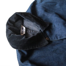 Load image into Gallery viewer, 1950's "DOUBLE WEAR" DENIM CHORE JACKET (38 MEDIUM)