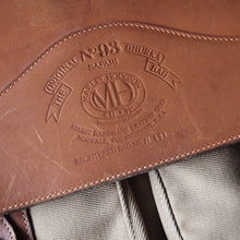 画像をギャラリービューアに読み込む, ORIGINAL "GHURKA" NO.93 SAFARI LEATHER × CANVAS SHOULDER BAG