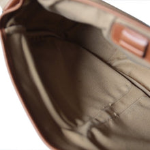 画像をギャラリービューアに読み込む, ORIGINAL "GHURKA" NO.93 SAFARI LEATHER × CANVAS SHOULDER BAG
