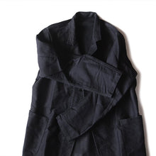 Load image into Gallery viewer, 1940's FRENCH WORK BLACK MOLESKIN JACKET (MEDIUM) MINT CONDITION