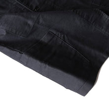 Load image into Gallery viewer, 1940's FRENCH WORK BLACK MOLESKIN JACKET (MEDIUM) MINT CONDITION