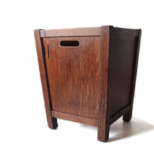 画像をギャラリービューアに読み込む, VINTAGE "THE B.L MARBLE CHAIR CO." WOOD TRASH