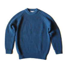 画像をギャラリービューアに読み込む, OLD "QUAKER MARINE SUPPLY" WOOL SWEATER (MEDIUM)