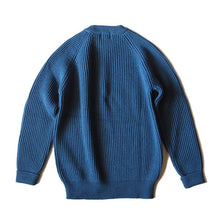 画像をギャラリービューアに読み込む, OLD "QUAKER MARINE SUPPLY" WOOL SWEATER (MEDIUM)