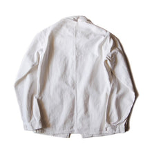 Load image into Gallery viewer, 1940's "LE MONT ST MICHEL" HBT COTTON JACKET WITH DIAMOND POCKET (SMALL)