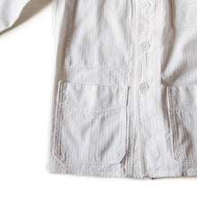 Load image into Gallery viewer, 1940's "LE MONT ST MICHEL" HBT COTTON JACKET WITH DIAMOND POCKET (SMALL)