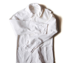 Load image into Gallery viewer, 1940's "LE MONT ST MICHEL" HBT COTTON JACKET WITH DIAMOND POCKET (SMALL)