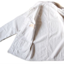 Load image into Gallery viewer, 1940's "LE MONT ST MICHEL" HBT COTTON JACKET WITH DIAMOND POCKET (SMALL)