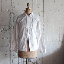 Load image into Gallery viewer, 1940's "LE MONT ST MICHEL" HBT COTTON JACKET WITH DIAMOND POCKET (SMALL)
