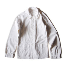 Load image into Gallery viewer, 1940's "LE MONT ST MICHEL" HBT COTTON JACKET WITH DIAMOND POCKET (SMALL)