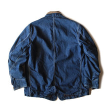 Load image into Gallery viewer, VINTAGE "LEE" 81-LJ DENIM CHORE JACKET (LARGE)