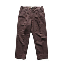 Load image into Gallery viewer, ~ 1950's TAPARED WOOL SLACKS (W33)