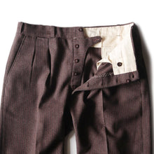 Load image into Gallery viewer, ~ 1950's TAPARED WOOL SLACKS (W33)