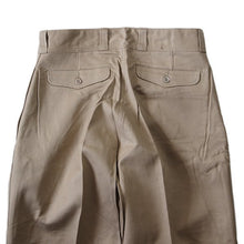 Load image into Gallery viewer, NOS FRENCH ARMY M-52 CHINO TROUSER (SIZE 12)