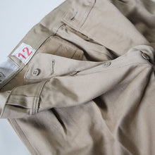 Load image into Gallery viewer, NOS FRENCH ARMY M-52 CHINO TROUSER (SIZE 12)