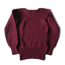 画像をギャラリービューアに読み込む, 〜1960's LOW GAUGE WOOL SWEATER (SMALL)