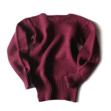 画像をギャラリービューアに読み込む, 〜1960's LOW GAUGE WOOL SWEATER (SMALL)
