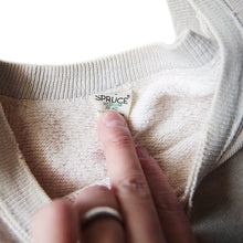画像をギャラリービューアに読み込む, 1960's "SPRUCE" COTTON DAMAGE SWEAT SHIRT (LARGE)