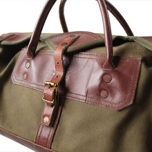 画像をギャラリービューアに読み込む, VINTAGE "GOKEYS" CANVAS & LEATER BOSTON BAG