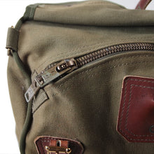 画像をギャラリービューアに読み込む, VINTAGE "GOKEYS" CANVAS & LEATER BOSTON BAG
