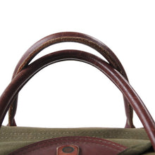 画像をギャラリービューアに読み込む, VINTAGE "GOKEYS" CANVAS & LEATER BOSTON BAG