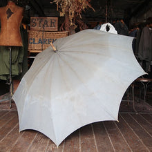 Load image into Gallery viewer, ANTIQUE FRENCH UMBRELLA FADED NAVY