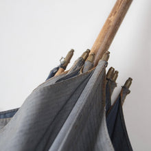 Load image into Gallery viewer, ANTIQUE FRENCH UMBRELLA FADED NAVY