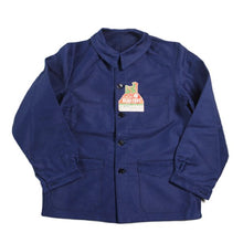 Load image into Gallery viewer, NOS "BEAU FORT" BLUE MOLESKIN WORK JACKET WITH DIAMOND POCCKET (MEDIUM)