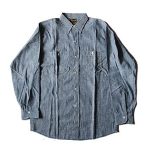 Load image into Gallery viewer, NOS 1950's ~ "WASHINGTON DEE CEE" BLUE CHAMBRAY SHIRT (MEDIUM)