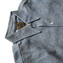 Load image into Gallery viewer, NOS 1950's ~ "WASHINGTON DEE CEE" BLUE CHAMBRAY SHIRT (MEDIUM)