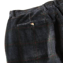 Load image into Gallery viewer, OLD "TOMMY HILFIGER" CORD'S CHECK SLACKS (W34)
