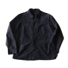 Load image into Gallery viewer, 1960's FRENCH BLACK MOLESKIN JACKET (MEDIUM)
