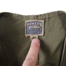 Load image into Gallery viewer, 1950's ~ "HINSON" HUNTING VEST WITH HALF MOON (MEDIUM)