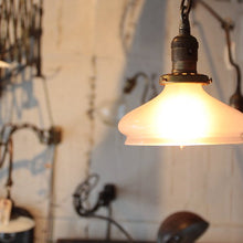画像をギャラリービューアに読み込む, ANTIQUE BLURRED GLASS LAMP SHADE