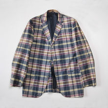 Load image into Gallery viewer, 1960's "COLLEGE TOWN CLOTHES" MADRAS COTTON 3 BUTTON JACKET (MEDIUM)