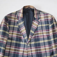 Load image into Gallery viewer, 1960's "COLLEGE TOWN CLOTHES" MADRAS COTTON 3 BUTTON JACKET (MEDIUM)